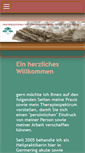 Mobile Screenshot of homoeopathie-in-germering.eu